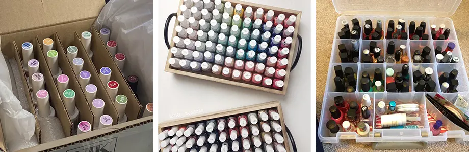 lagerung im nagelstudio